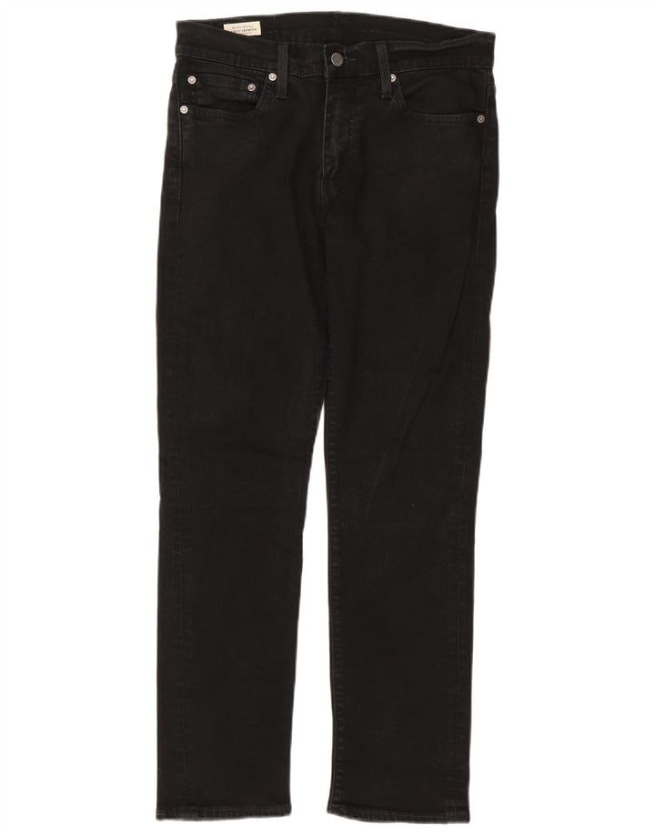 LEVI'S Mens 511 Slim Jeans W31 L30 Algodón Negro