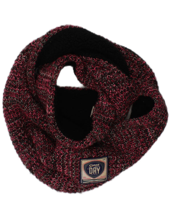 Superdry Mujer Sherpa Snood Bufanda Talla única Acrílico moteado rosa Invierno
