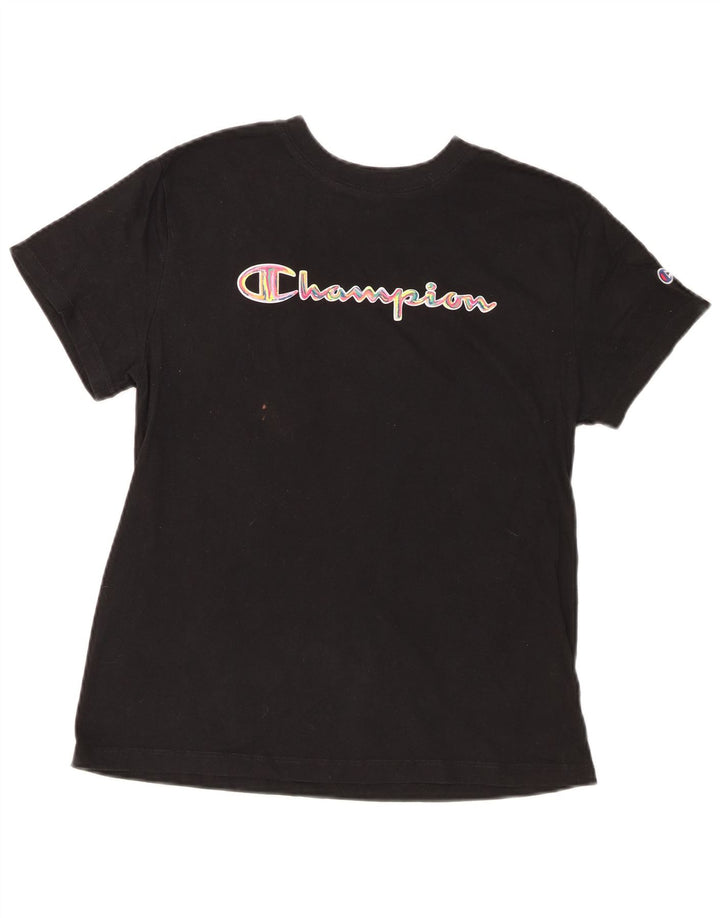 Champion Camiseta gráfica para mujer Top UK 12 Medium Black