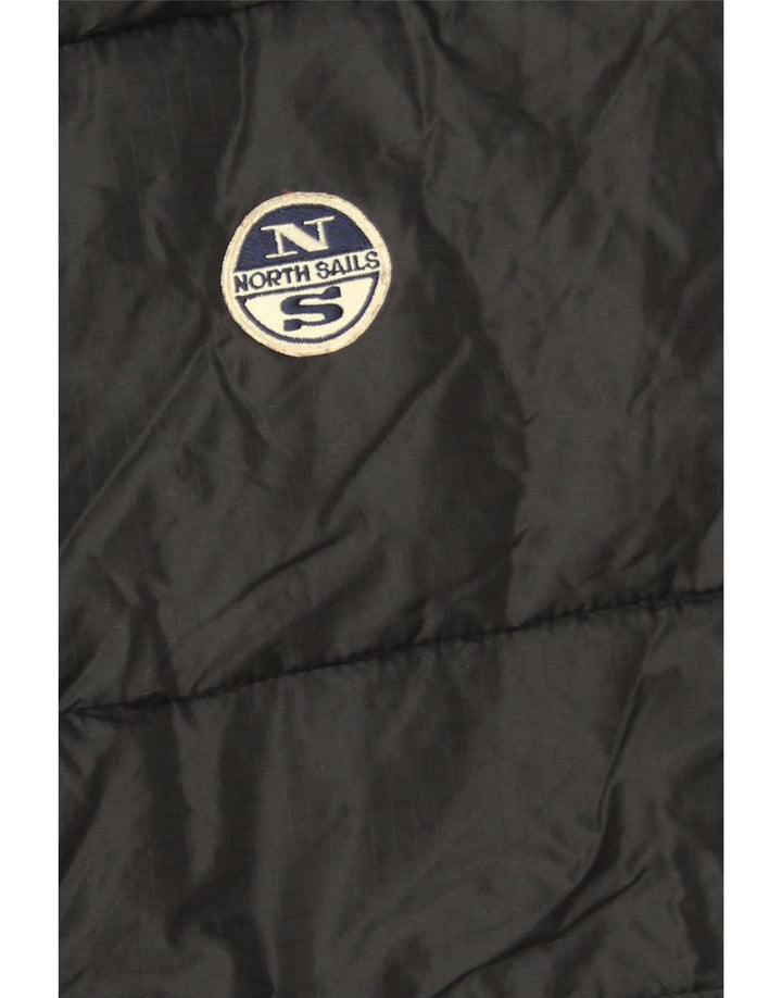 Chaleco acolchado reversible para hombre North Sails UK 40 Large Negro