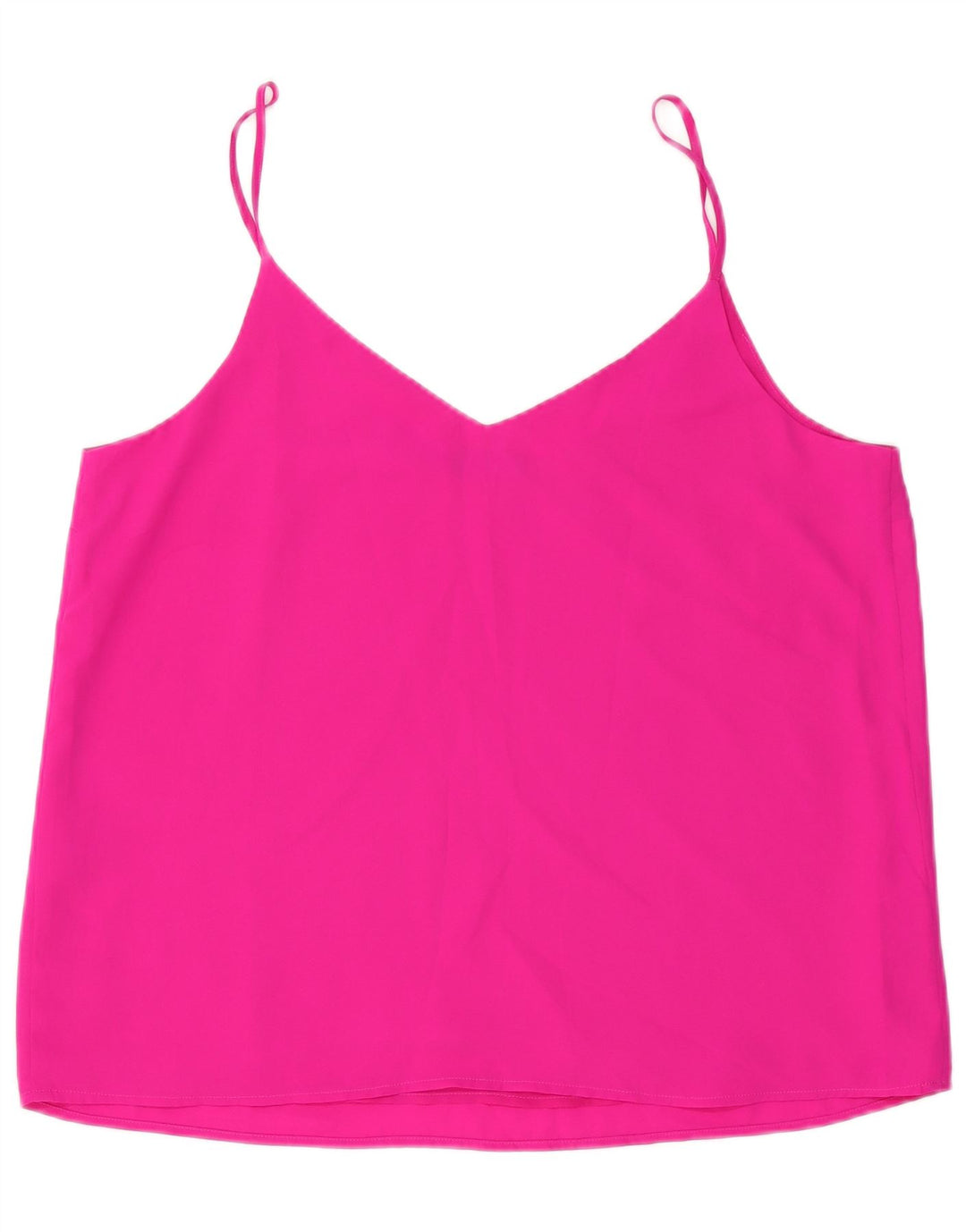 Top corto de tirantes Oasis para mujer UK 40 XL Poliéster rosa