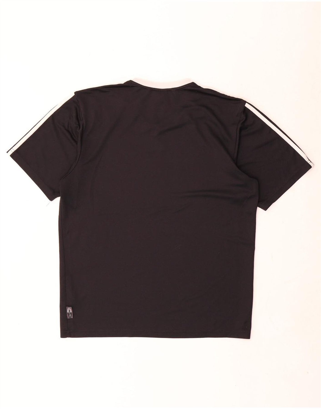 Adidas Mens Climalite Camiseta Top Pequeño Negro Poliéster