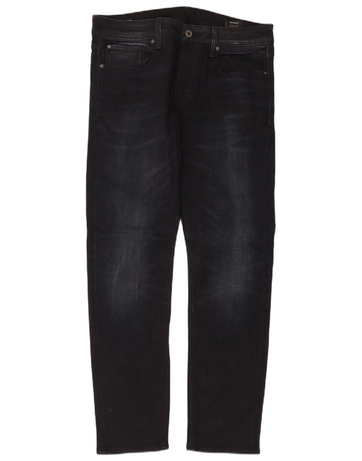 Vaqueros ajustados para hombre G-Star W32 L30 Algodón negro