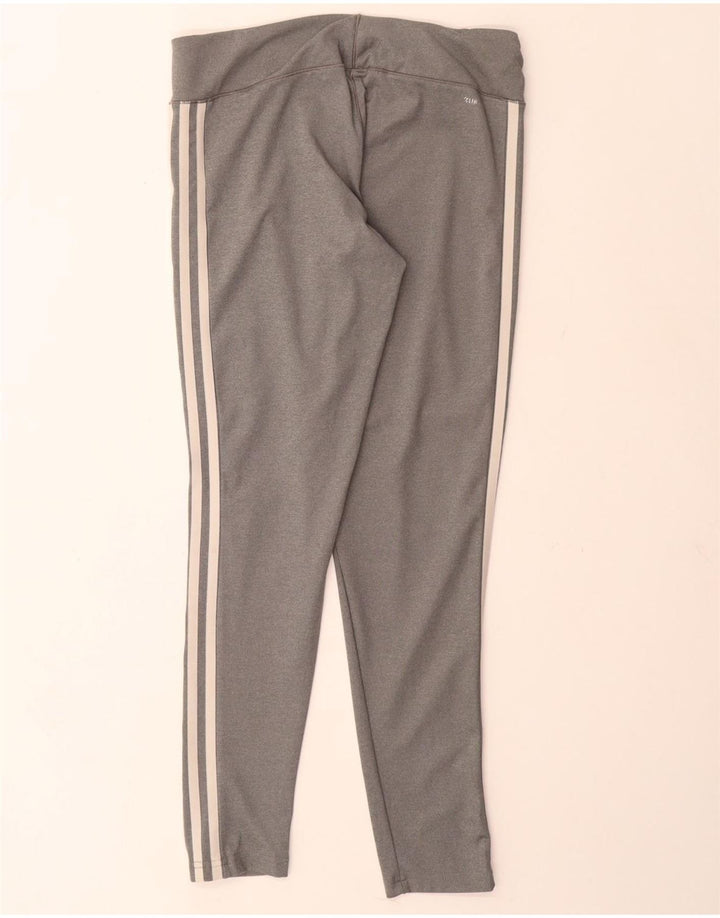 Adidas Leggings Climalite para mujer Reino Unido 12/14 Poliéster gris medio