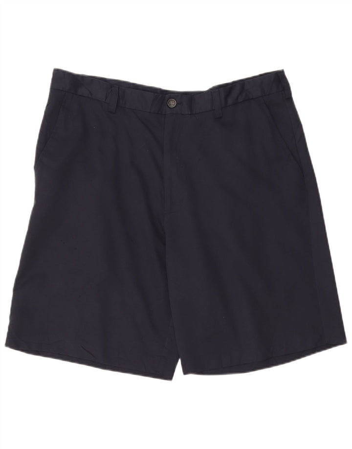 Pantalones cortos chinos Izod para hombre W36 poliéster azul marino grande