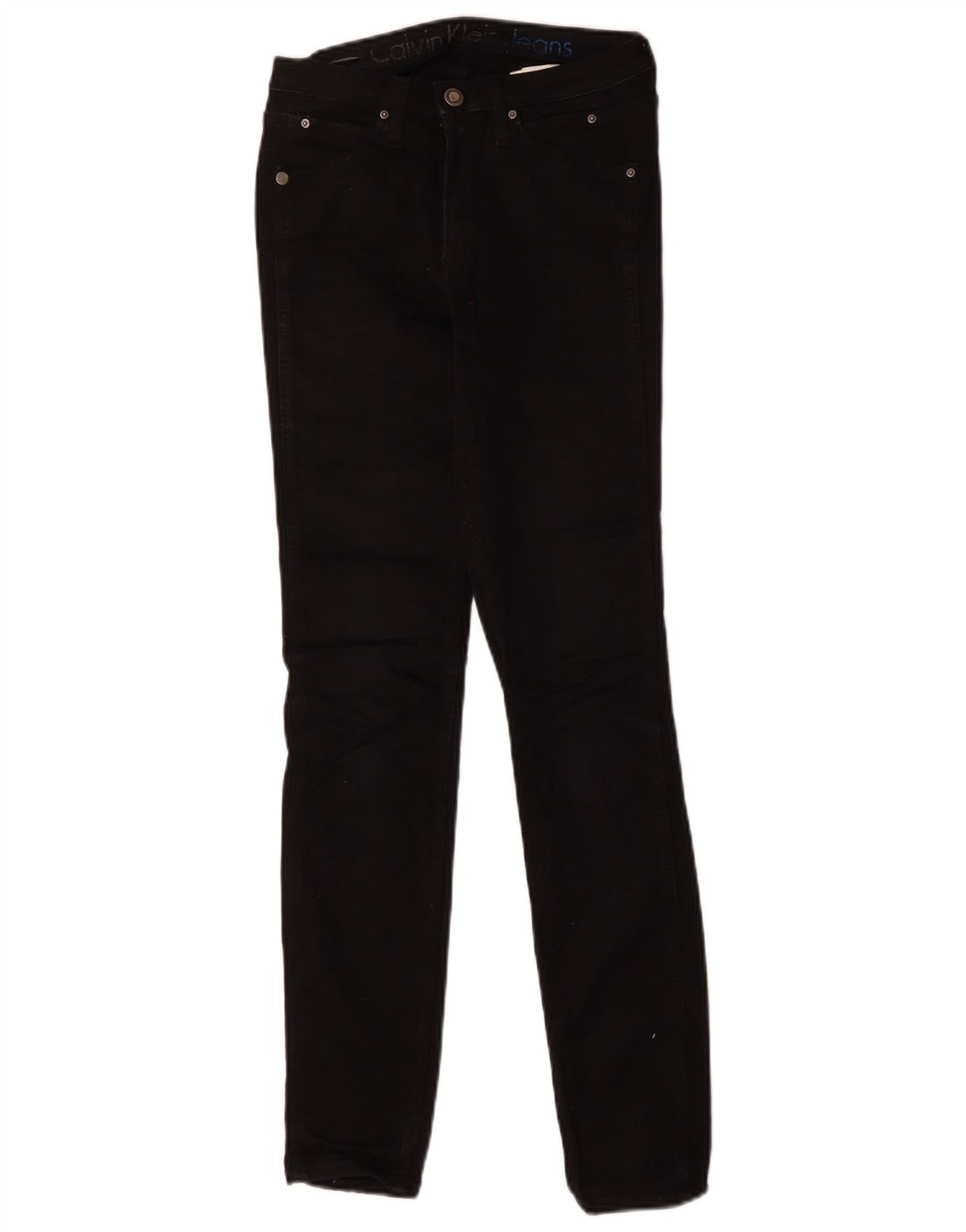 CALVIN KLEIN Vaqueros pitillo para mujer W26 L30 Negro