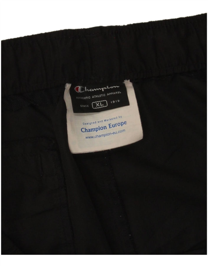 Champion Pantalones cortos deportivos para hombre XL Poliéster negro
