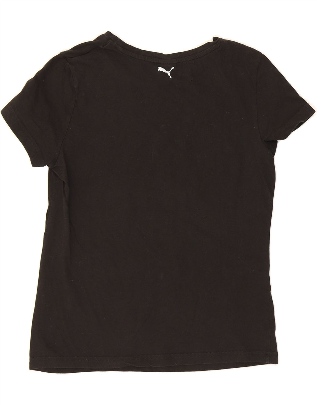 PUMA Womens Graphic T-Shirt Top UK 14 Medium Black Vintage Puma and Second-Hand Puma from Messina Hembry 