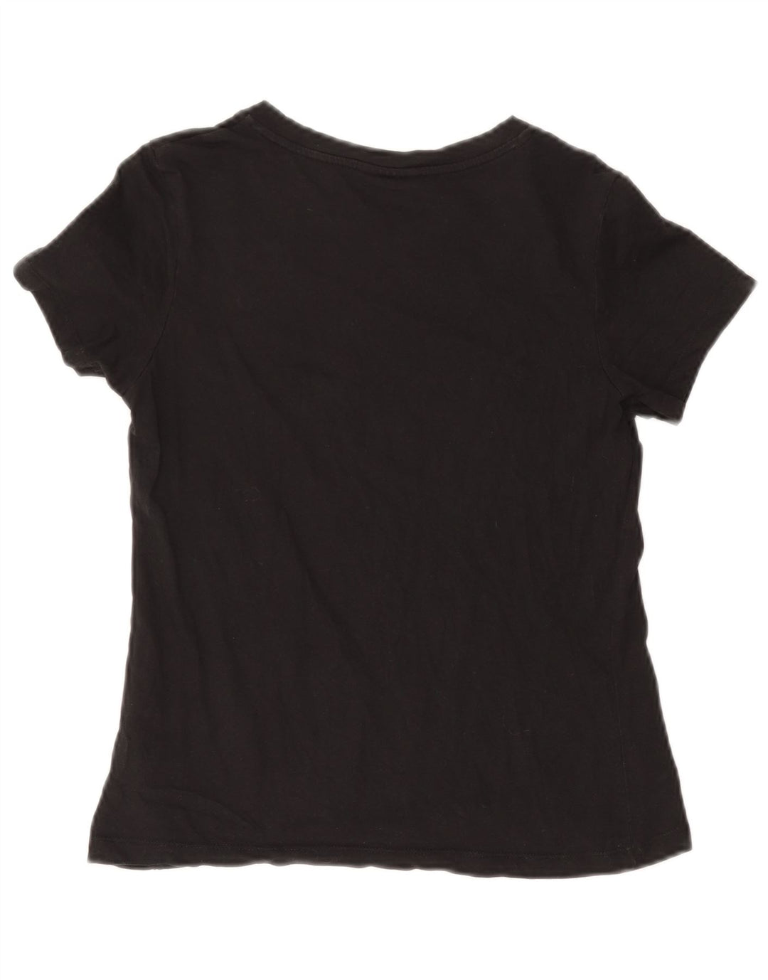 CALVIN KLEIN Camiseta gráfica para mujer Top UK 12 Medium Black Cotton