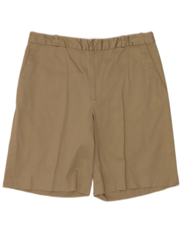 Polo Ralph Lauren pantalones cortos chinos para mujer US 10 grande W30 algodón caqui