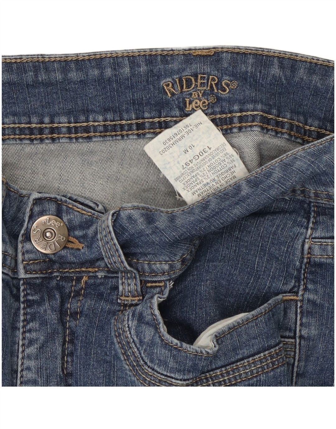 Lee Jeans para mujer Riders Bootcut US 10 Grande W30 L30 Algodón azul