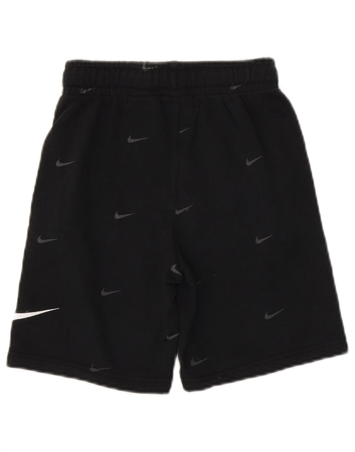 NIKE Pantalones cortos deportivos con gráficos de ajuste estándar para niños 8-9 años Pequeño Algodón negro