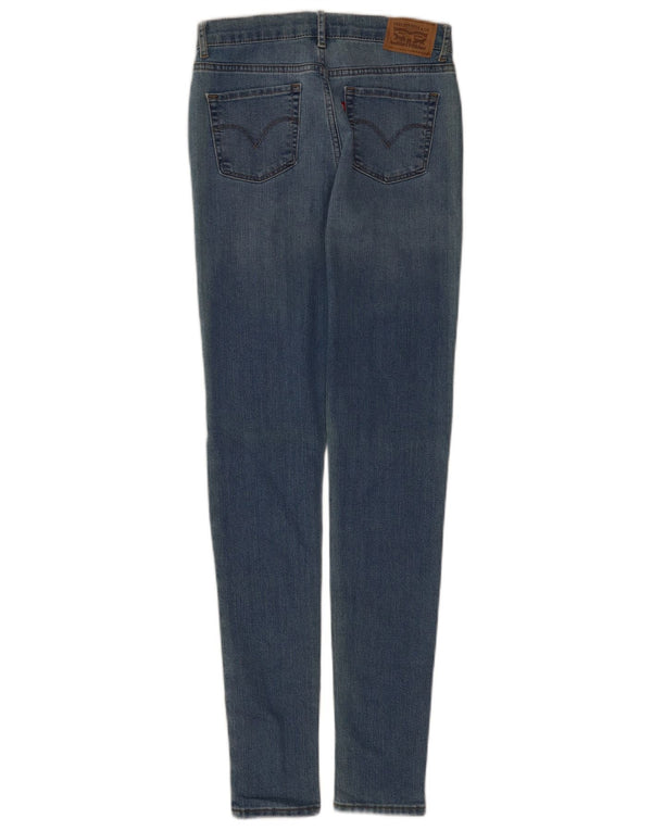 Levi's Vaqueros súper ajustados de cintura alta 720 para niñas 13-14 años W26 L31 Azul