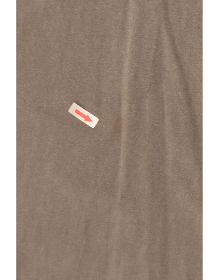 Zara Vestido Camiseta Mujer UK 44 Gris Medio