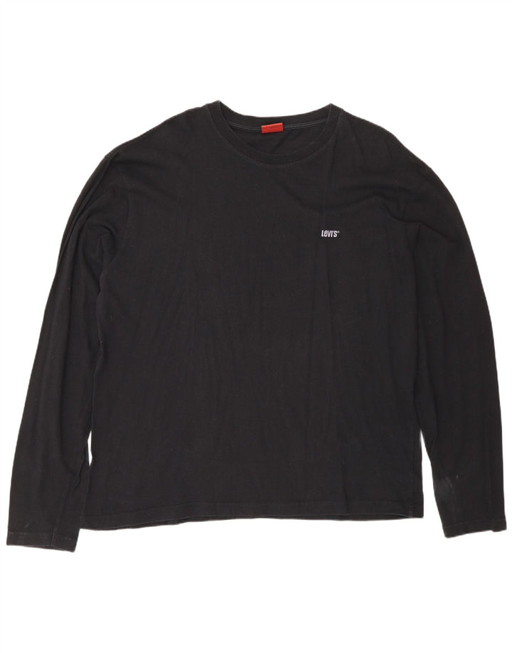 Levi's Hombre Top Manga Larga XL Algodón Negro