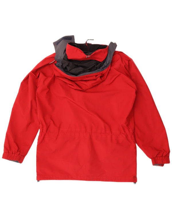 Berghaus Chaqueta impermeable con capucha para hombre UK 38 Medium Red Poliéster