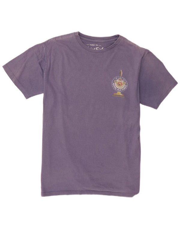 Weird Fish Camiseta gráfica para hombre Top grande de algodón morado