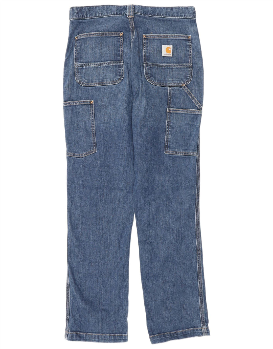 CARHARTT Vaqueros rectos estilo cargo para hombre W30 L30 Algodón azul
