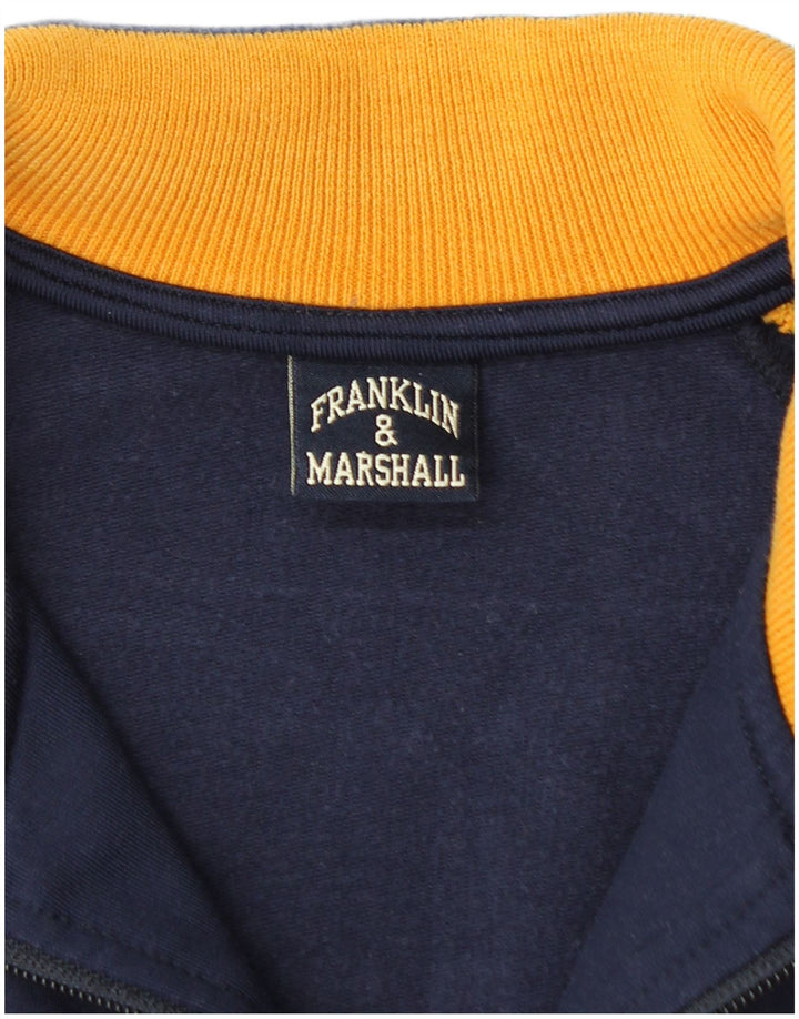Franklin & Marshall - Chaqueta de chándal para hombre, talla pequeña, color azul marino