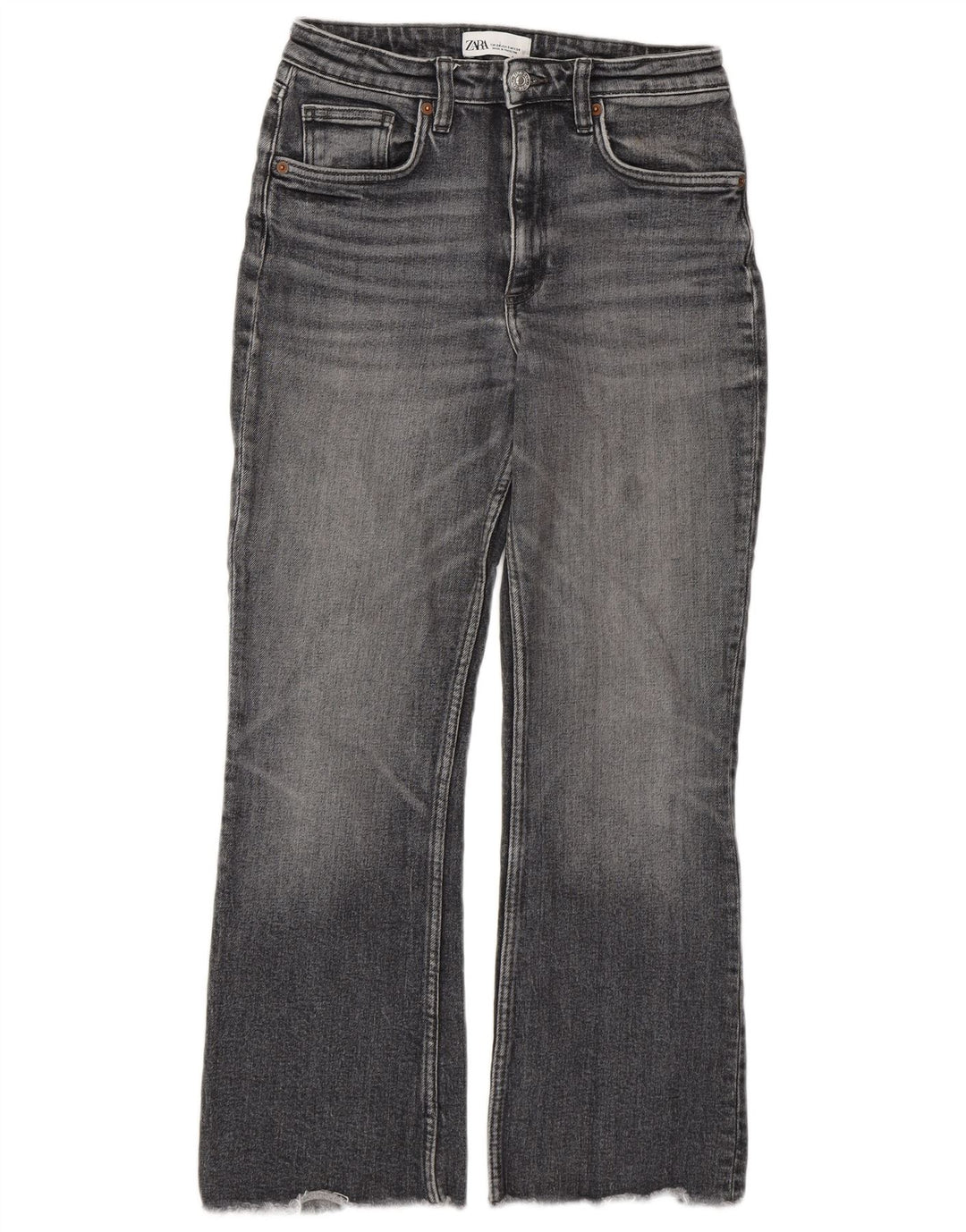 Zara Vaqueros Bootcut Mujer EU 34 2XS W24 L26 Gris