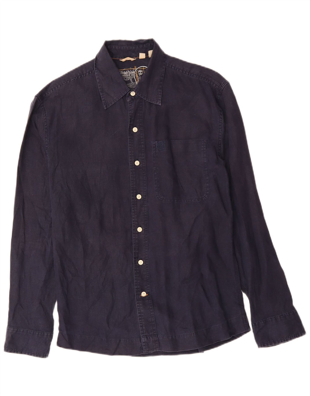 Camisa Timberland Hombre Pequeña Azul Marino