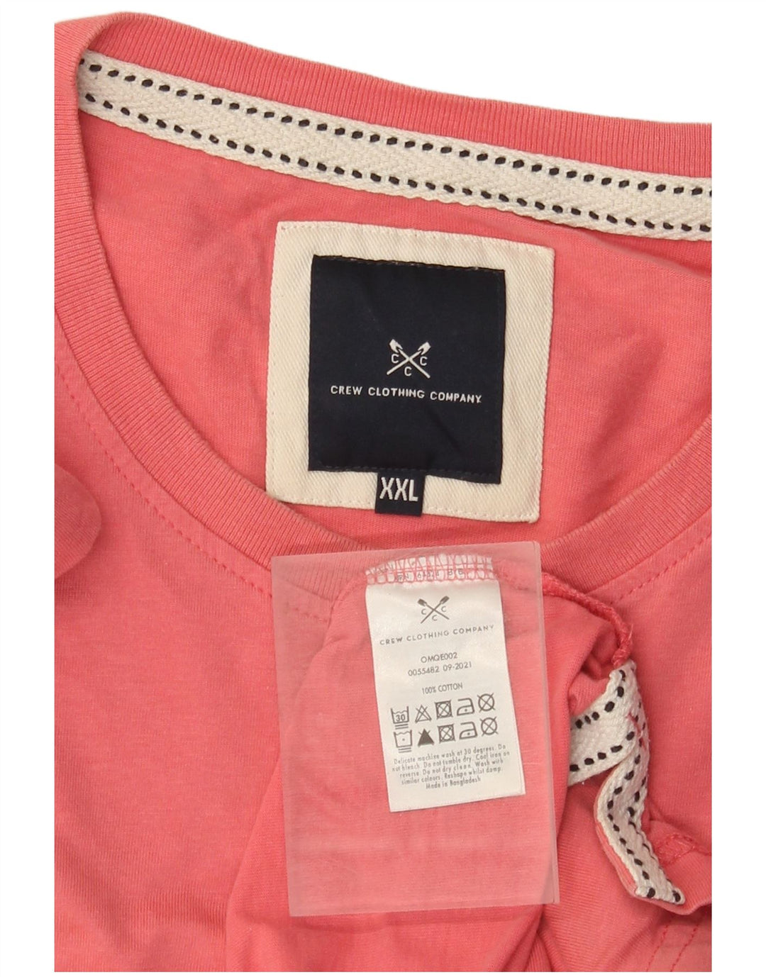 J. Crew Camiseta para hombre Top 2XL Algodón rosa