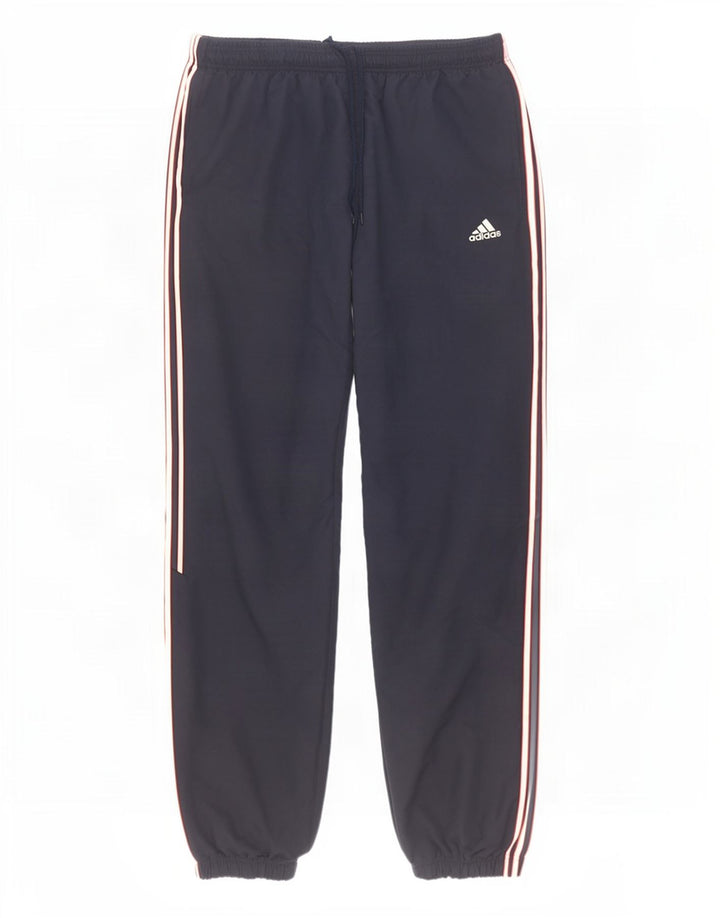 Adidas Pantalones de chándal para hombre Joggers 2XL Azul marino Poliéster