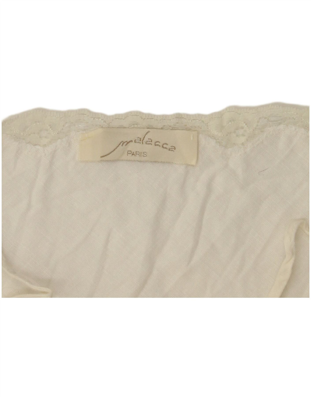 Vintage mujer mini vestido resbaladizo Reino Unido 10 pequeño blanco