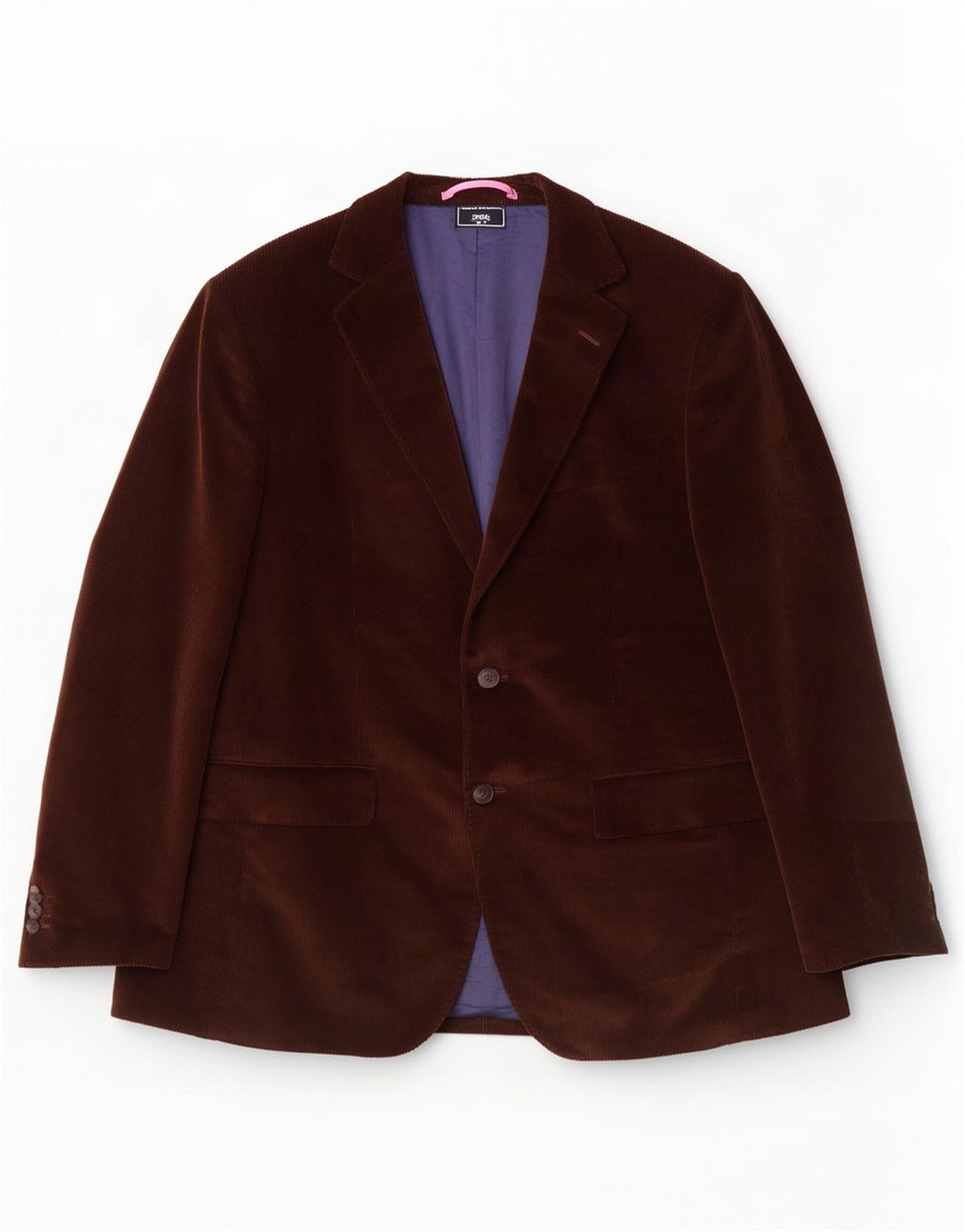 Gant Chaqueta tipo blazer de pana con 2 botones para hombre EU 50 Large Marrón Algodón