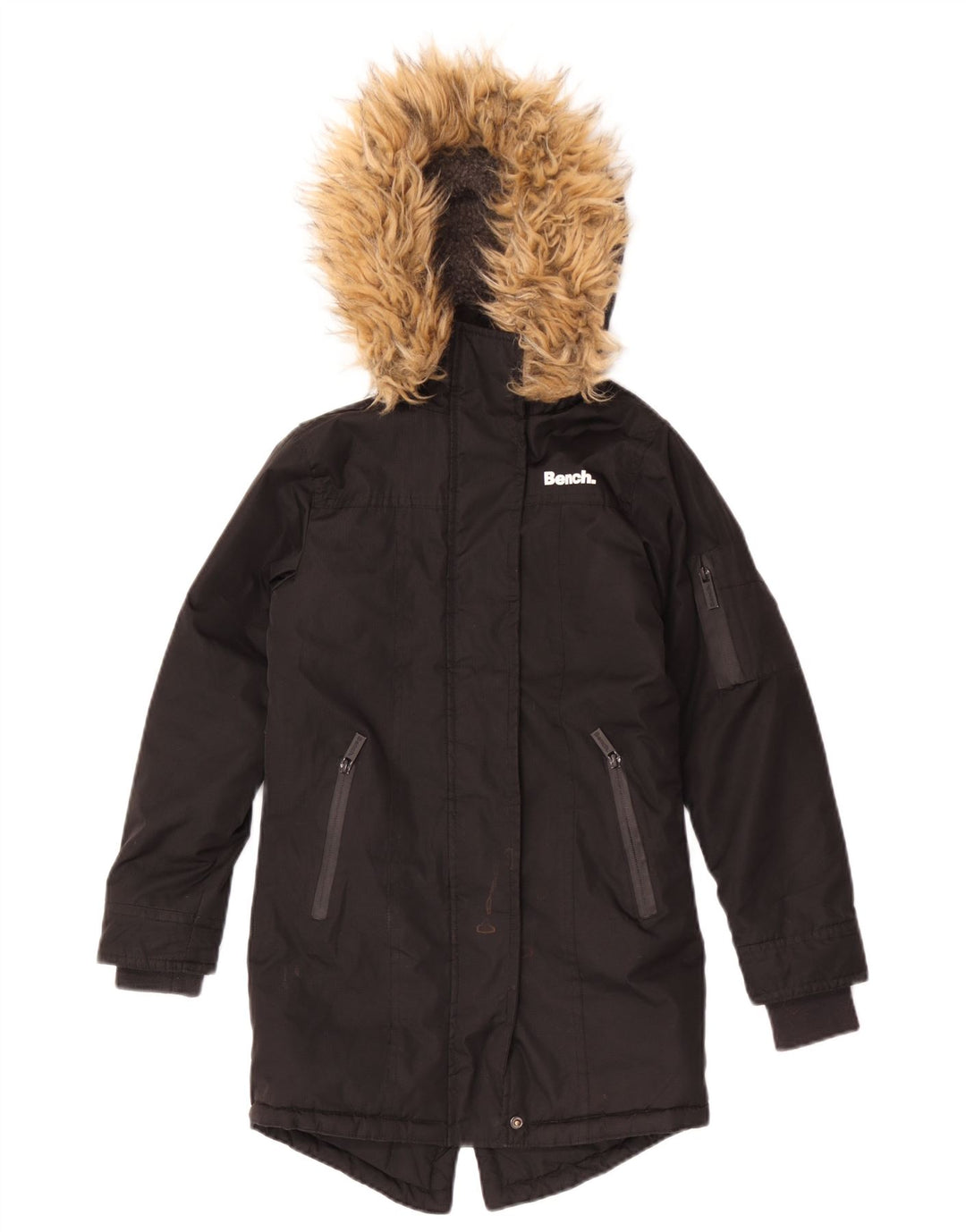 Bench Parka Con Capucha Niña 7-8 Años Negro Poliéster
