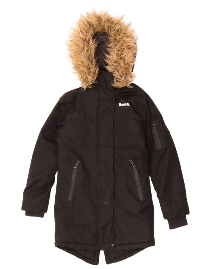 Bench Parka Con Capucha Niña 7-8 Años Negro Poliéster
