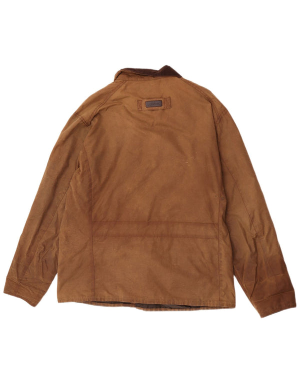 Barbour Chaqueta de algodón encerado para hombre Reino Unido 38 Marrón medio