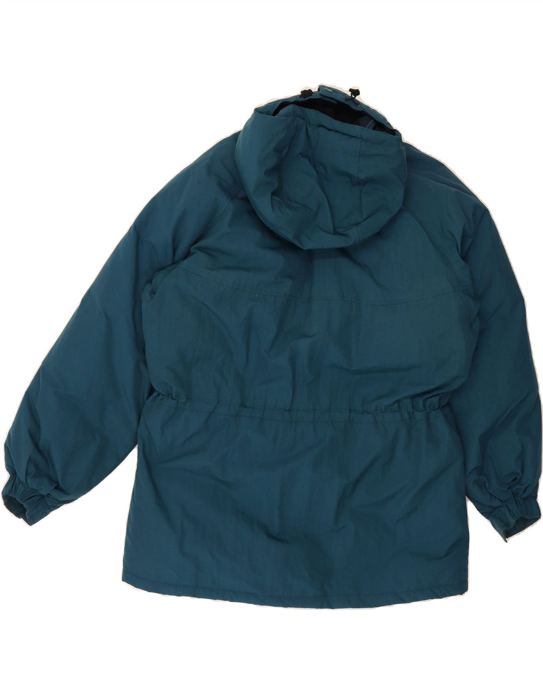 COLUMBIA Womens Oversized Hooded Windbreaker Jacket UK 16 Large Blue Nylon Vintage Columbia and Second-Hand Columbia from Messina Hembry 