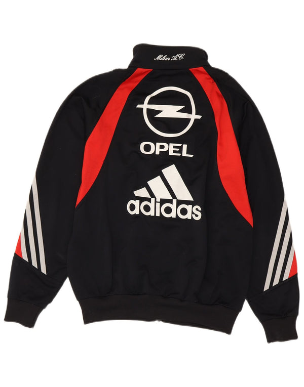 Adidas - Chaqueta de chándal para niño AC Milan (13-14 años), color negro