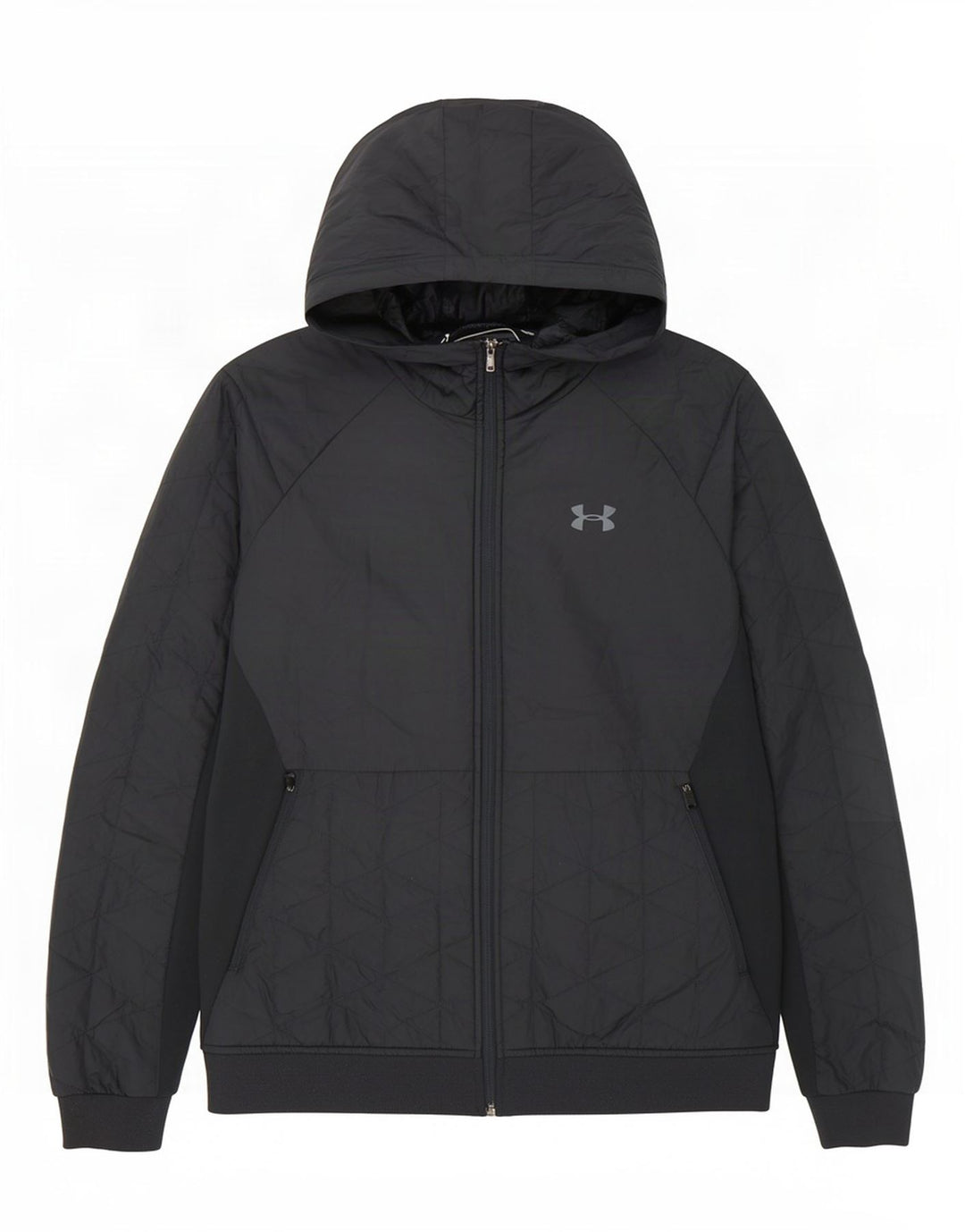Under Armour Chaqueta acolchada con capucha para hombre Reino Unido 40 Grande Poliéster azul marino