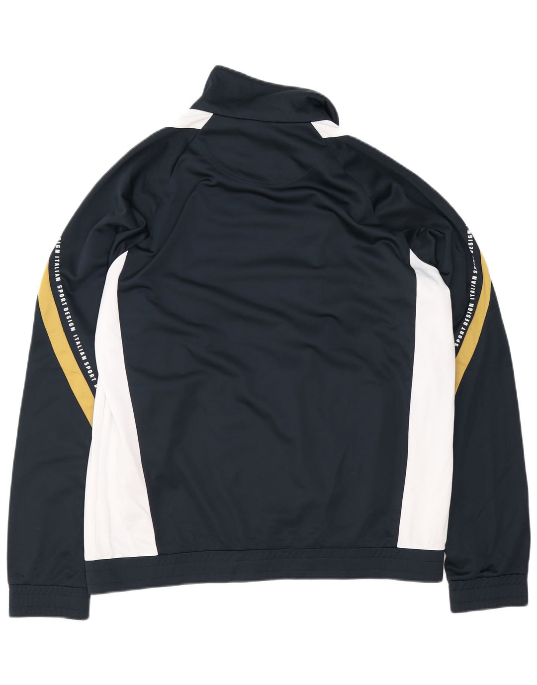 Lotto Mens Graphic Chándal Top Chaqueta 2XL Azul Marino Colorblock Poliéster