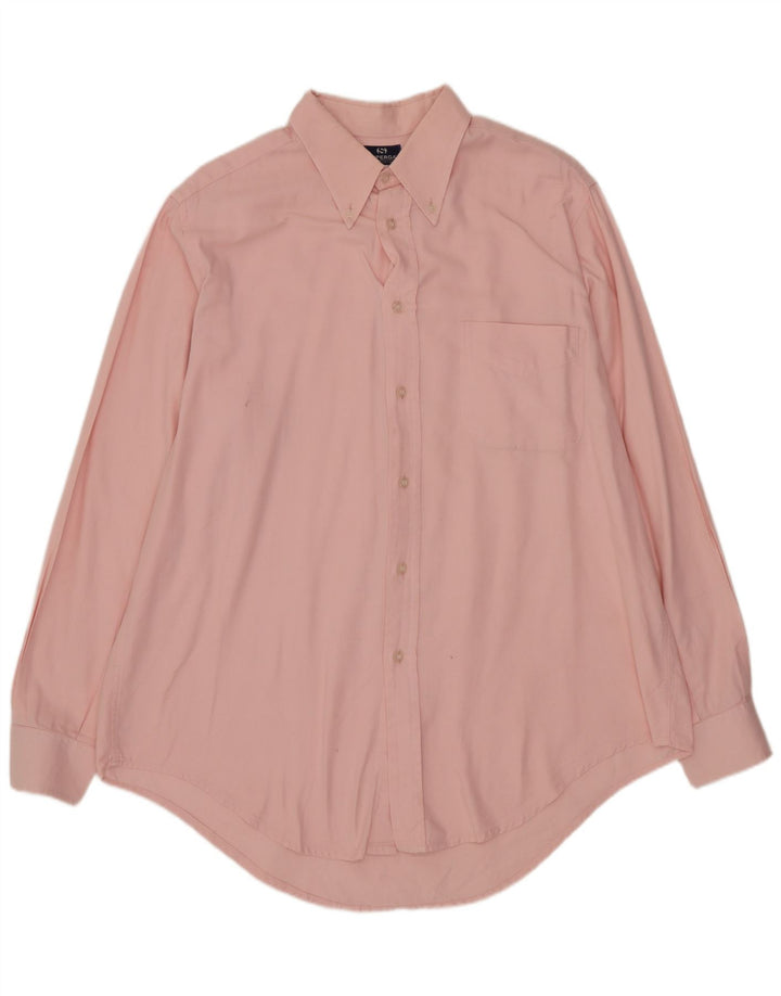 Camisa SUPERGA para hombre talla 41/42 grande rosa algodón