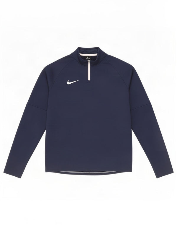 Nike Boys Dri Fit Jersey Chándal Top 13-14 años XL Azul Marino