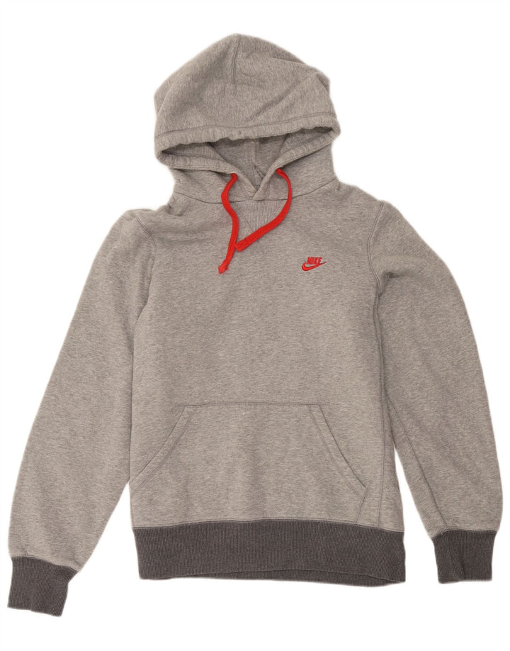 Nike Hombre Sudadera con capucha tipo jersey de algodón color block en gris medio