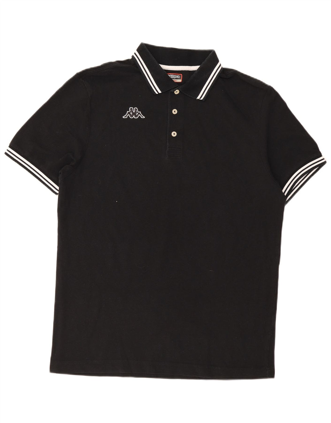 Kappa Polo Hombre Grande Rayas Negras