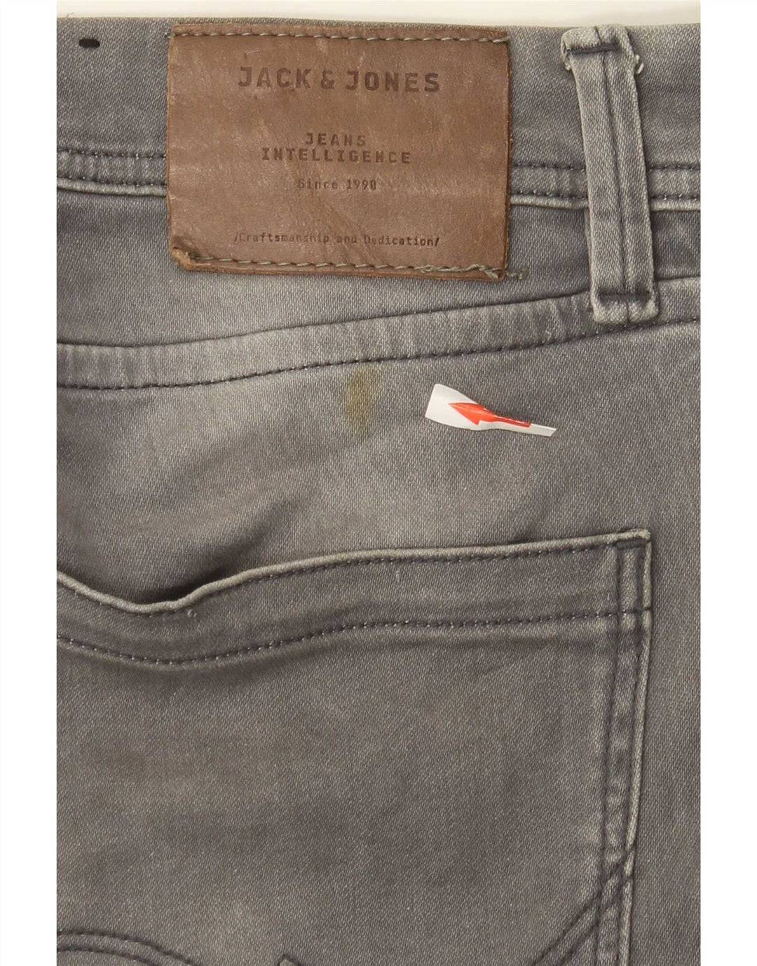 Jack & Jones Vaqueros Slim para Hombre W29 L32 Algodón Gris