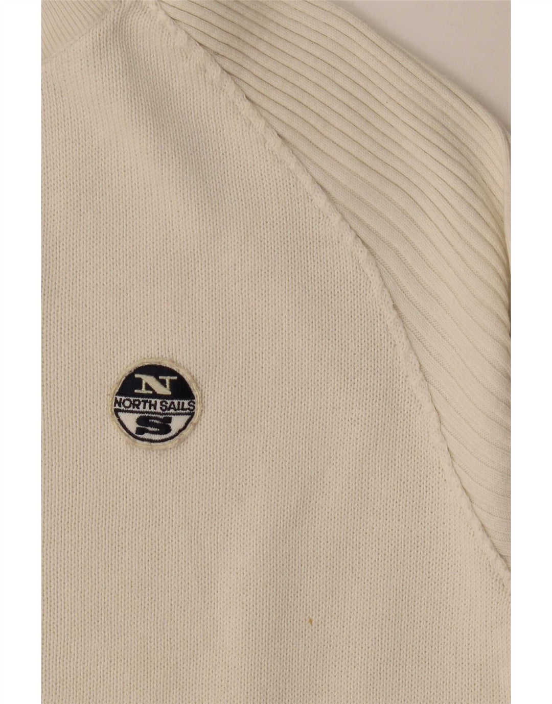 North Sails Jersey De Cuello Con Cremallera Para Hombre Grande Algodón Beige