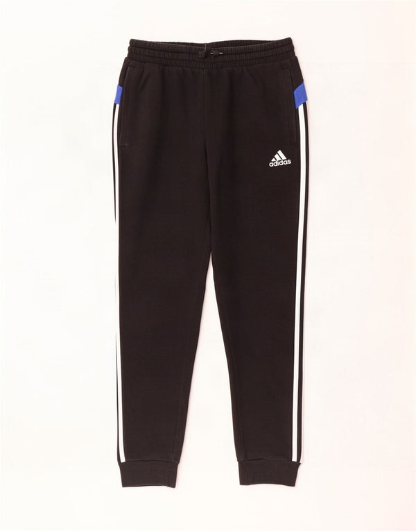 Adidas Hombre Pantalones De Chándal Joggers Small Negro Colorblock Algodón