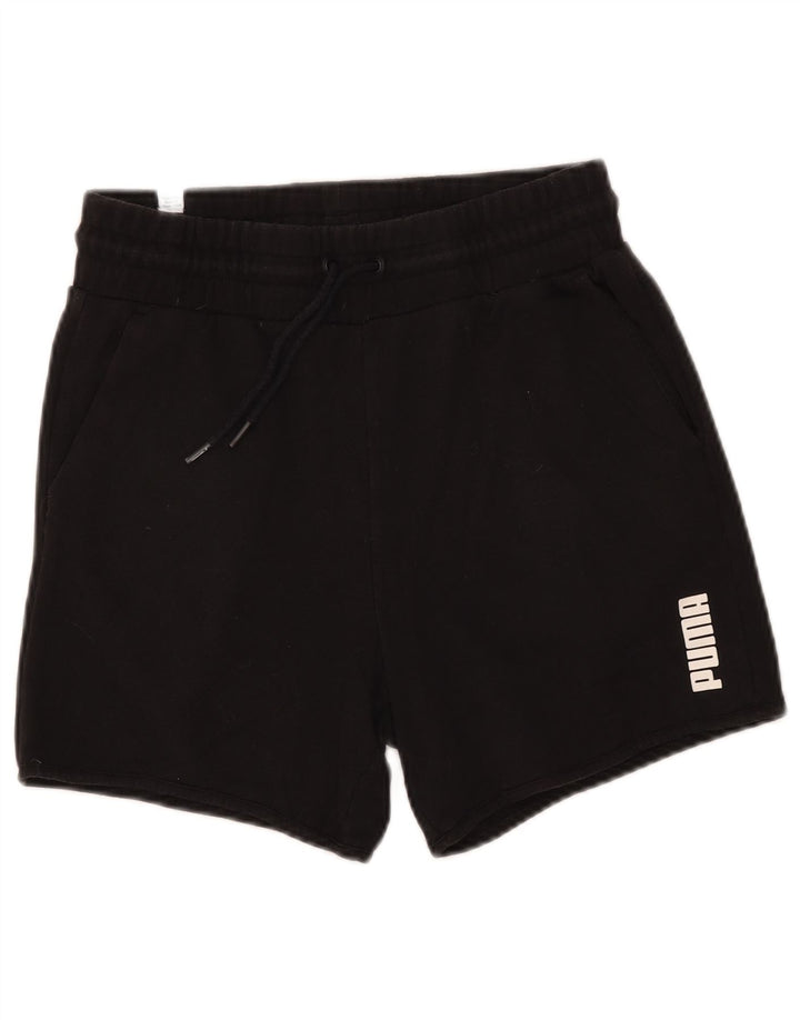 PUMA Pantalones cortos deportivos para hombre pequeño negro
