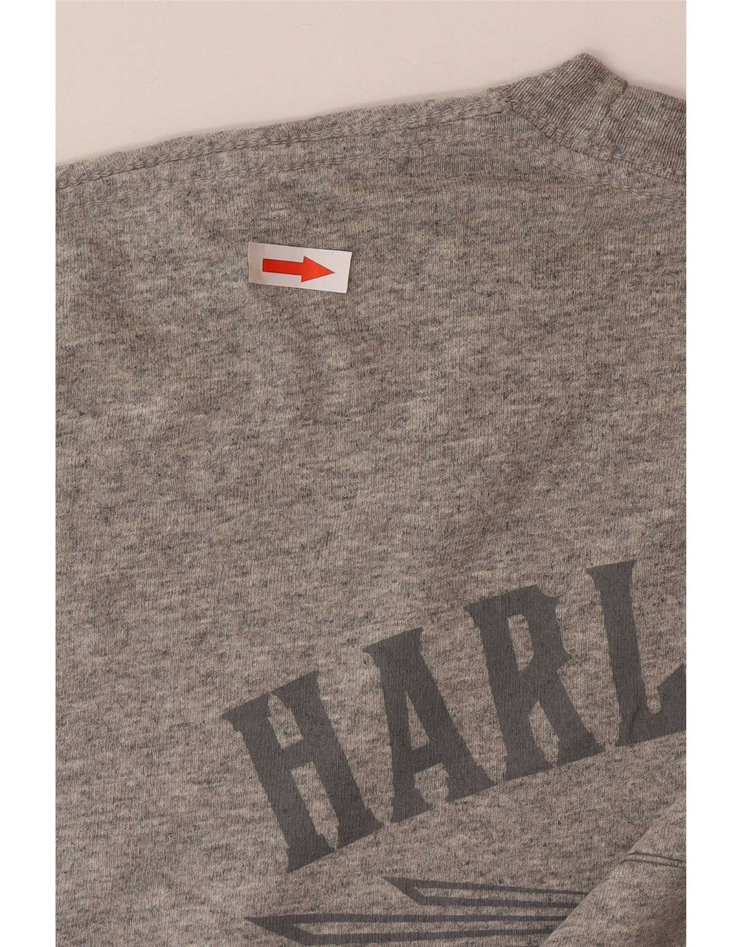 Harley Davidson Camiseta gráfica para hombre Top XL Algodón gris