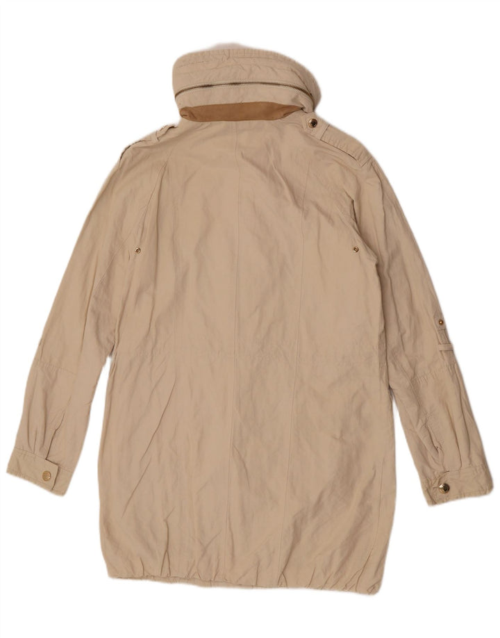 Massimo Dutti Parka con Capucha para Mujer UK 40 Small Beige