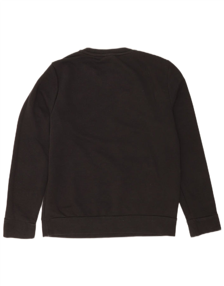 Adidas Mujer Graphic Regular Fit Sudadera Jumper UK 12/14 Mediano Negro