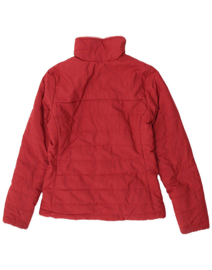 The North Face Chaqueta acolchada reversible para mujer UK10 Small Borgoña