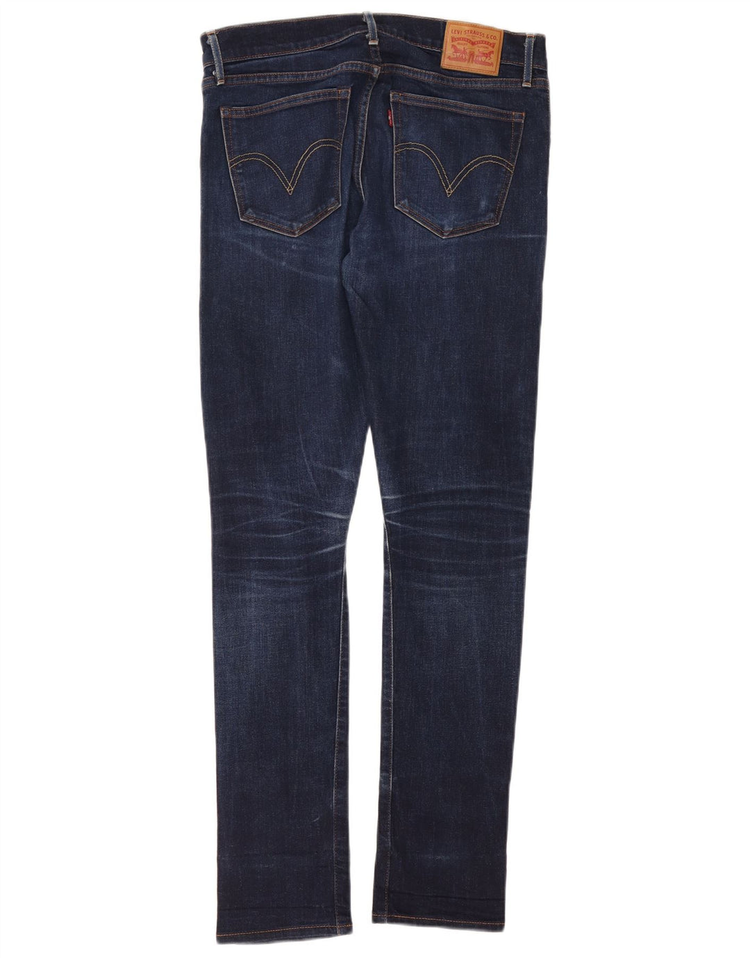 LEVI'S Vaqueros Slim Mujer W30 L32 Algodón Azul Marino