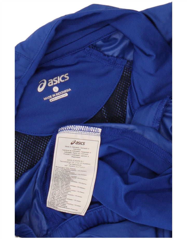 Asics Hombre Chándal Top Chaqueta Grande Azul Poliéster